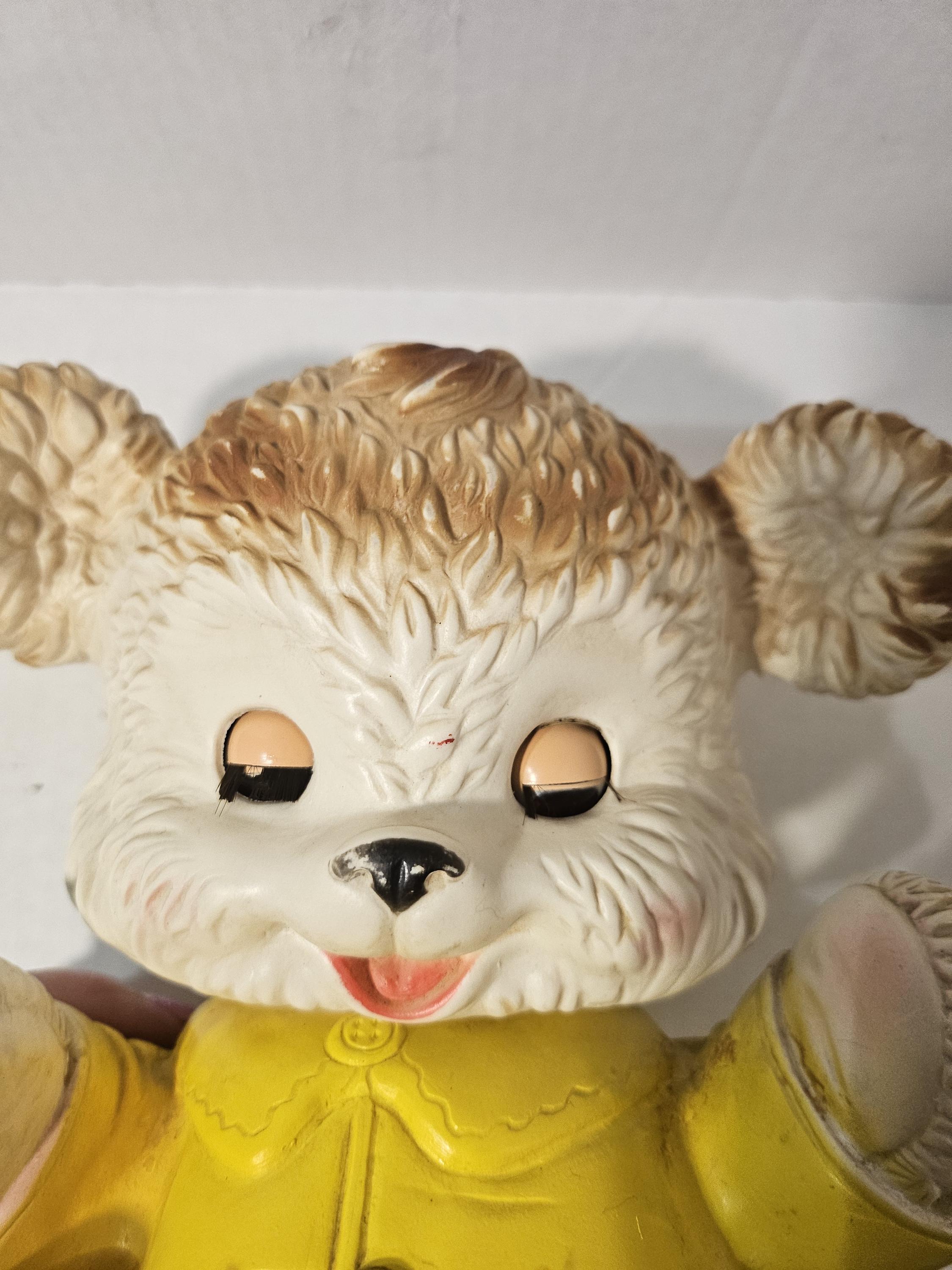 Antique 1962 Edward Mobley Rubber Squeaky Bear Toy #1958 - Etsy