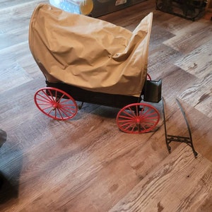 1960s Johnny west wagon with leads #62