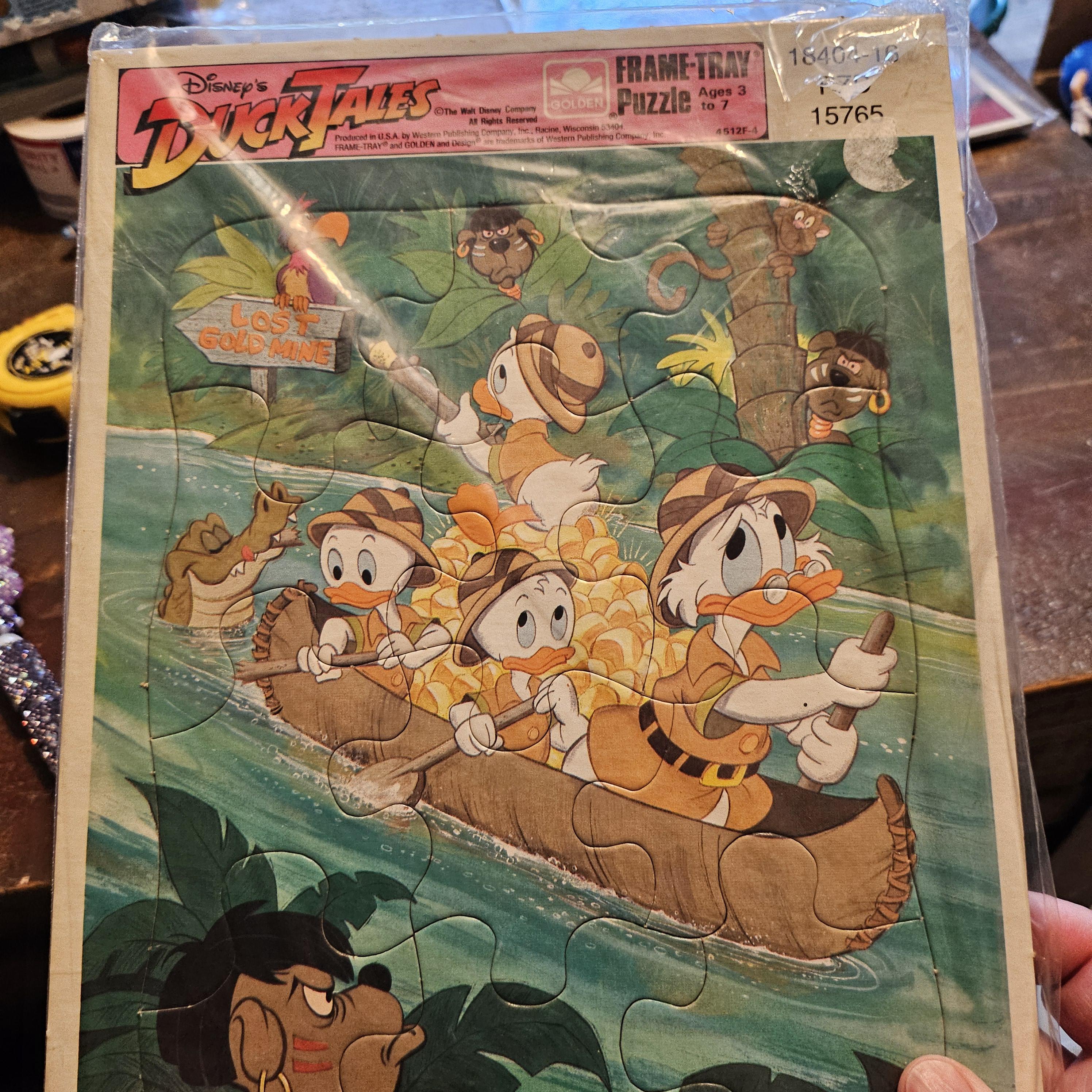 Antique 1983 Disney's Ducktales Puzzle #2665 - Etsy