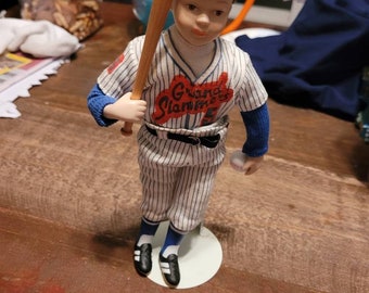 1991 avon porcelion doll baseball player #1366#1410