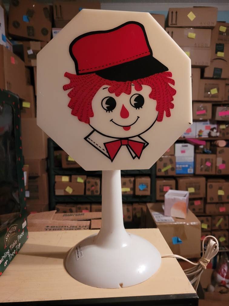 Raggedy andy lamp - Etsy 日本
