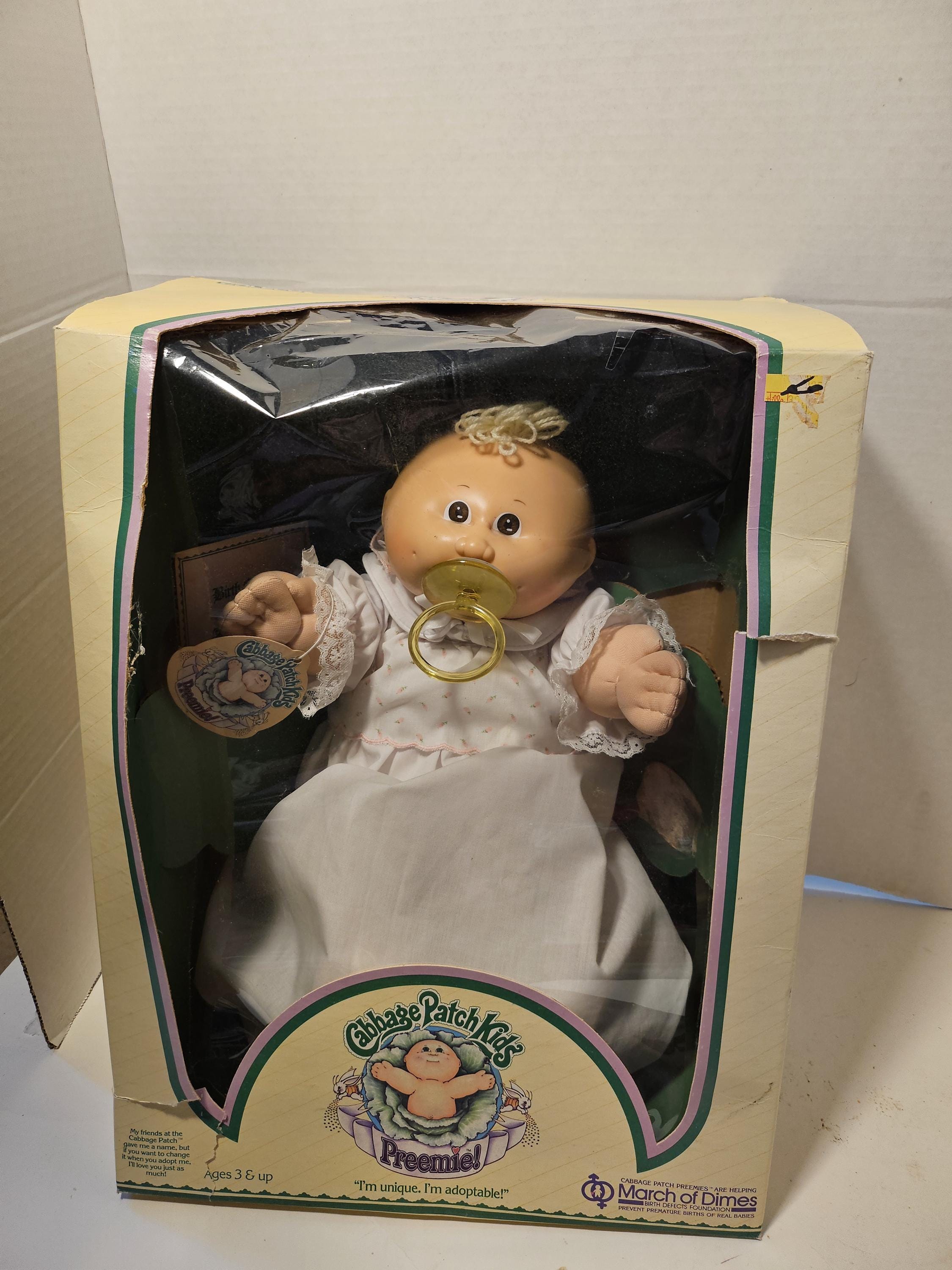 Antique 1983 Cabbage Patch Kids Preemie Doll #2641