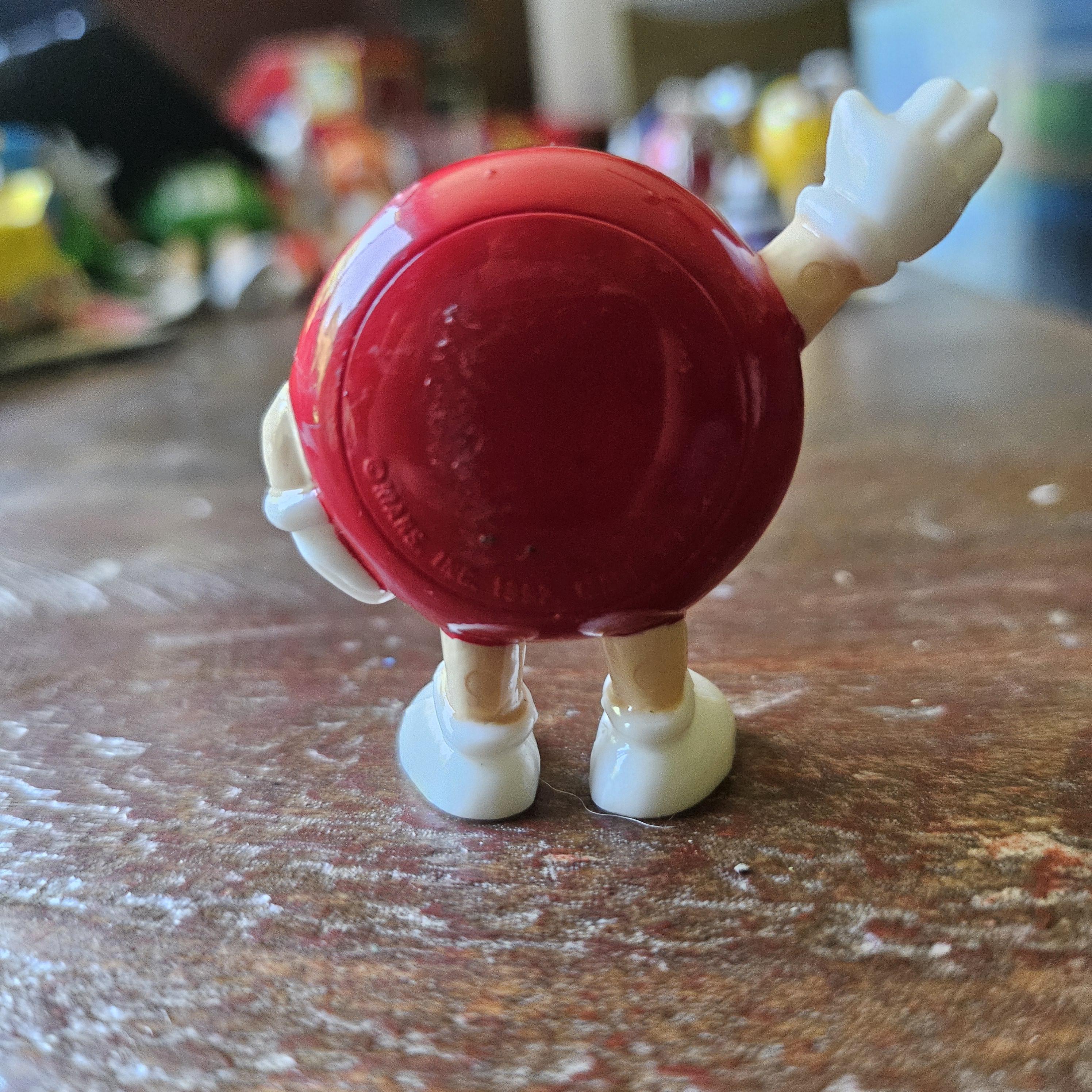 Vintage 1992 Red M & M Charcter Mini Waving Figure #2479 - Etsy