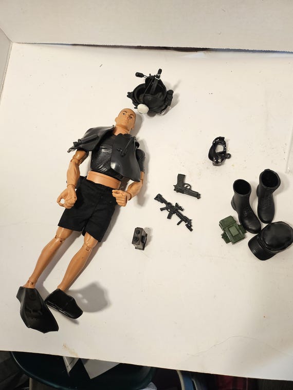 Vintage 1996 GI Joe Navy Seal Scuba Diver Doll #2586 Box15 - Etsy