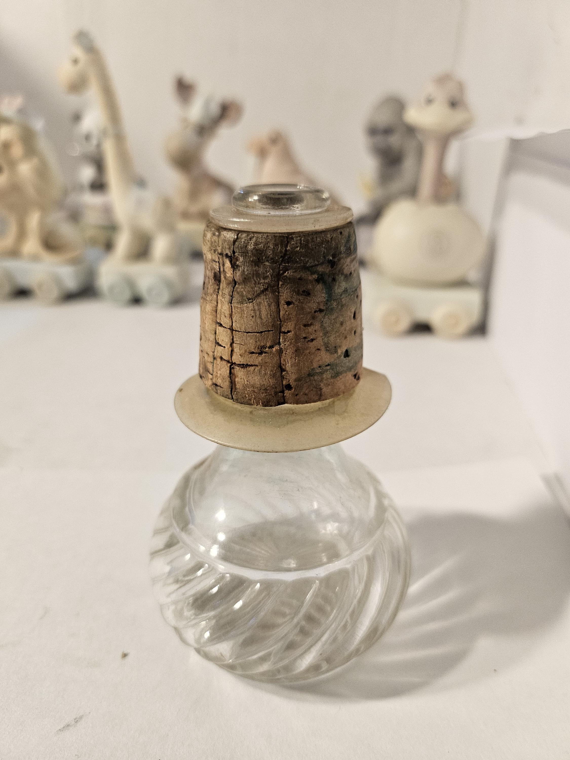 Antique Glass Swirl Bottles - Etsy