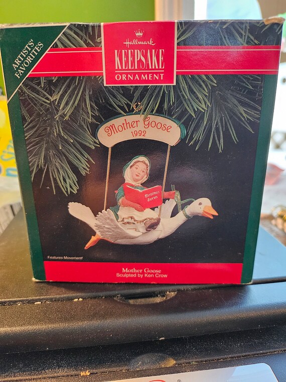 VINTAGE FABULEUX DÉCENNIE 1995 Noël Poinçon Souvenir Ornement Neuf en