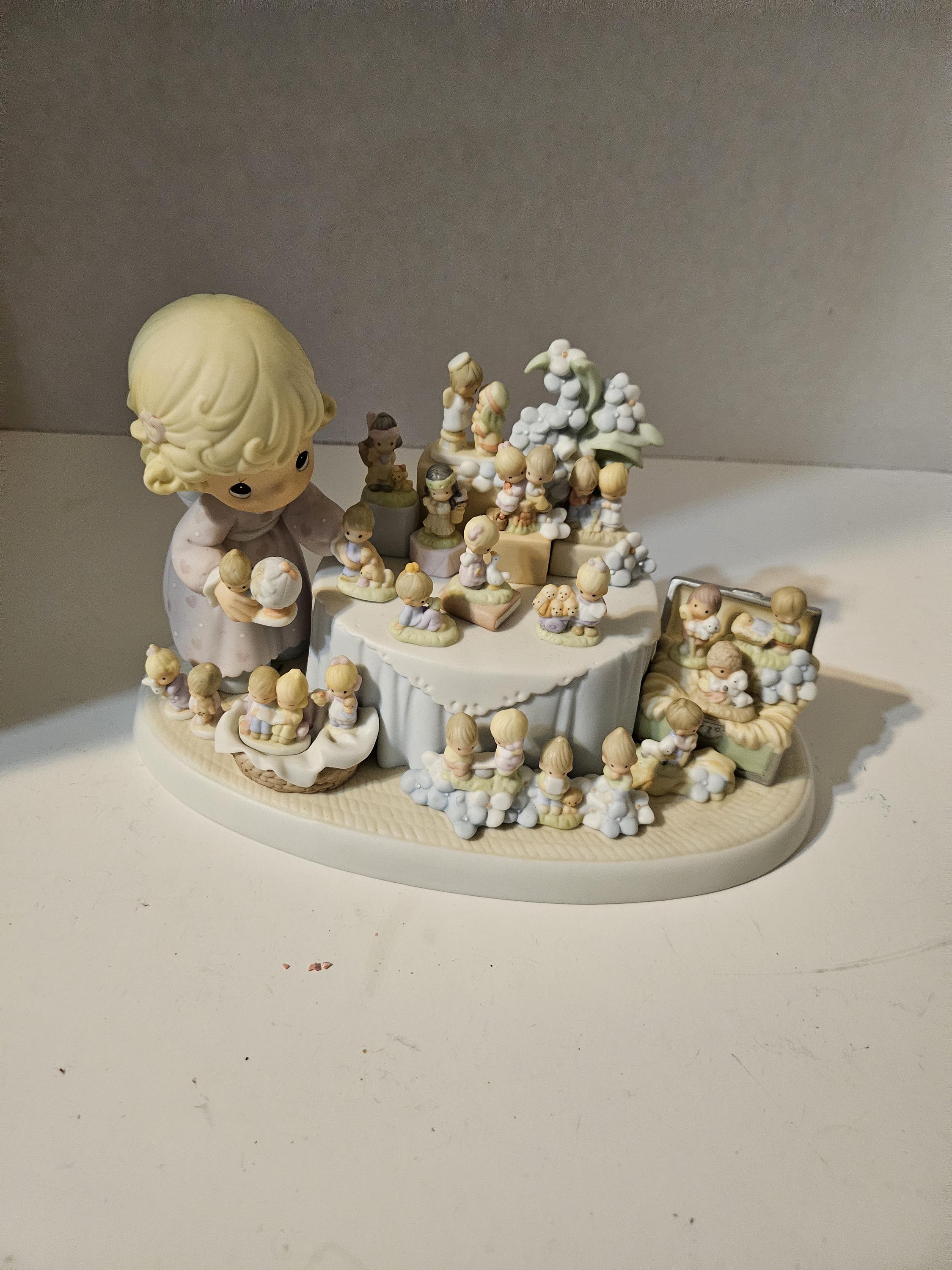 Vintage 2002 Precious Moments Figurine From the Beginning 25th
