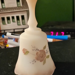 Antique Fenton bell hand painted and signed #119