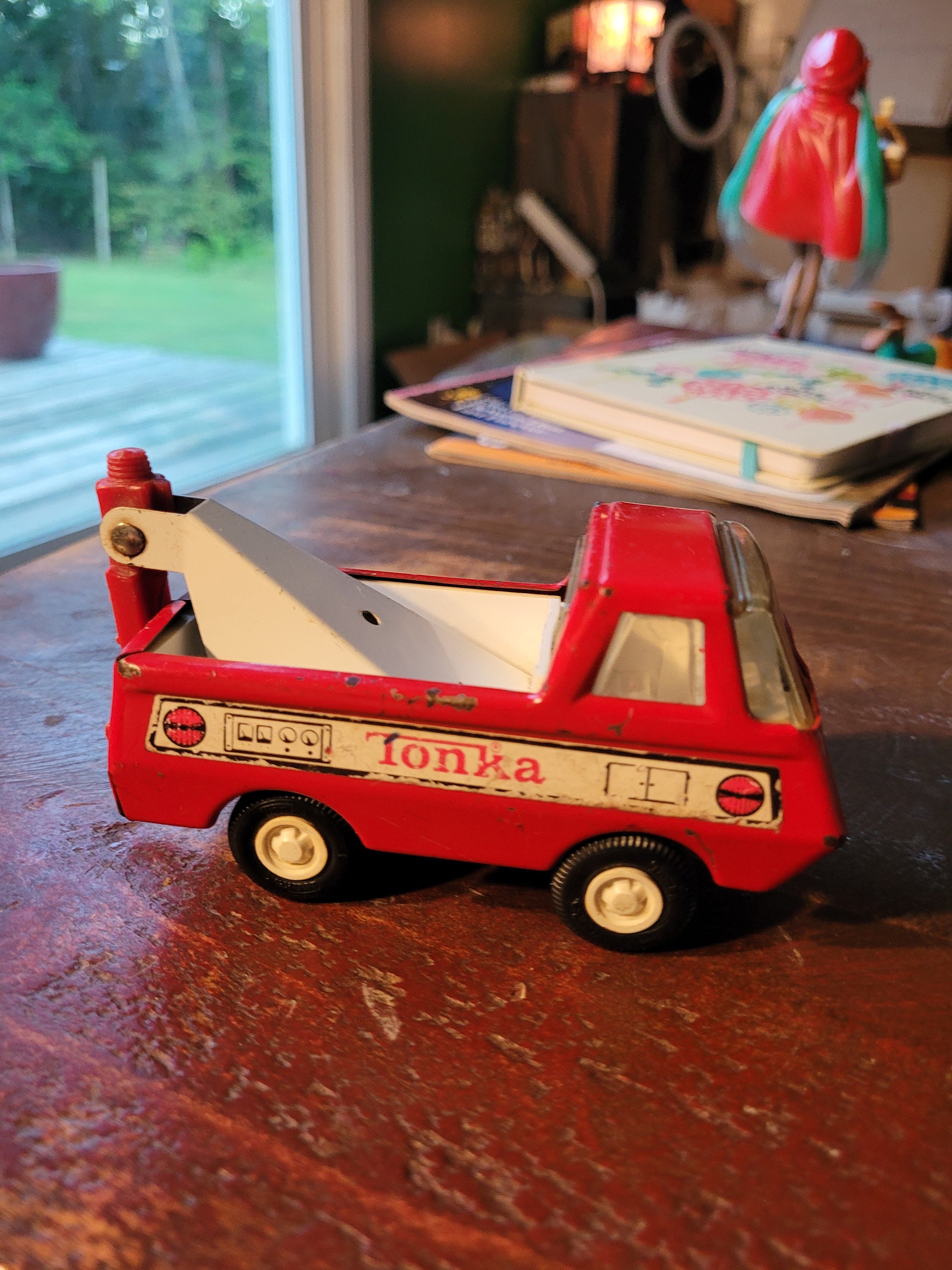 Tonka Red Tow Truck #1411 - Etsy
