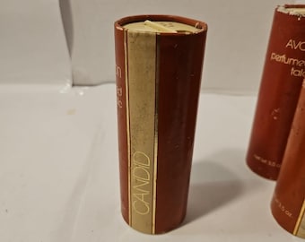 antique avon candid perfumed powder