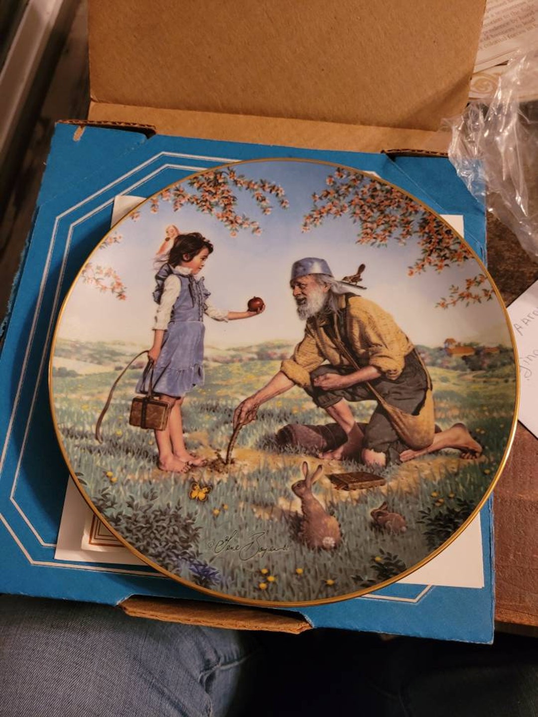 1983 Jonny Applebee's Collectors Plate Etsy