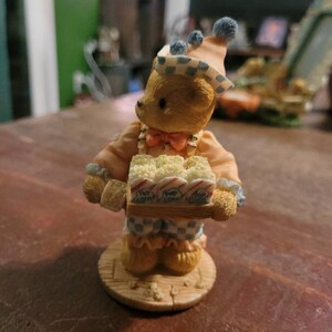 1996 cherished teddies figurine numbered freindship keeps you popping#1982