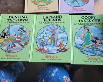 Disney's Small World Library | Set of 6 Vintage Children's Books