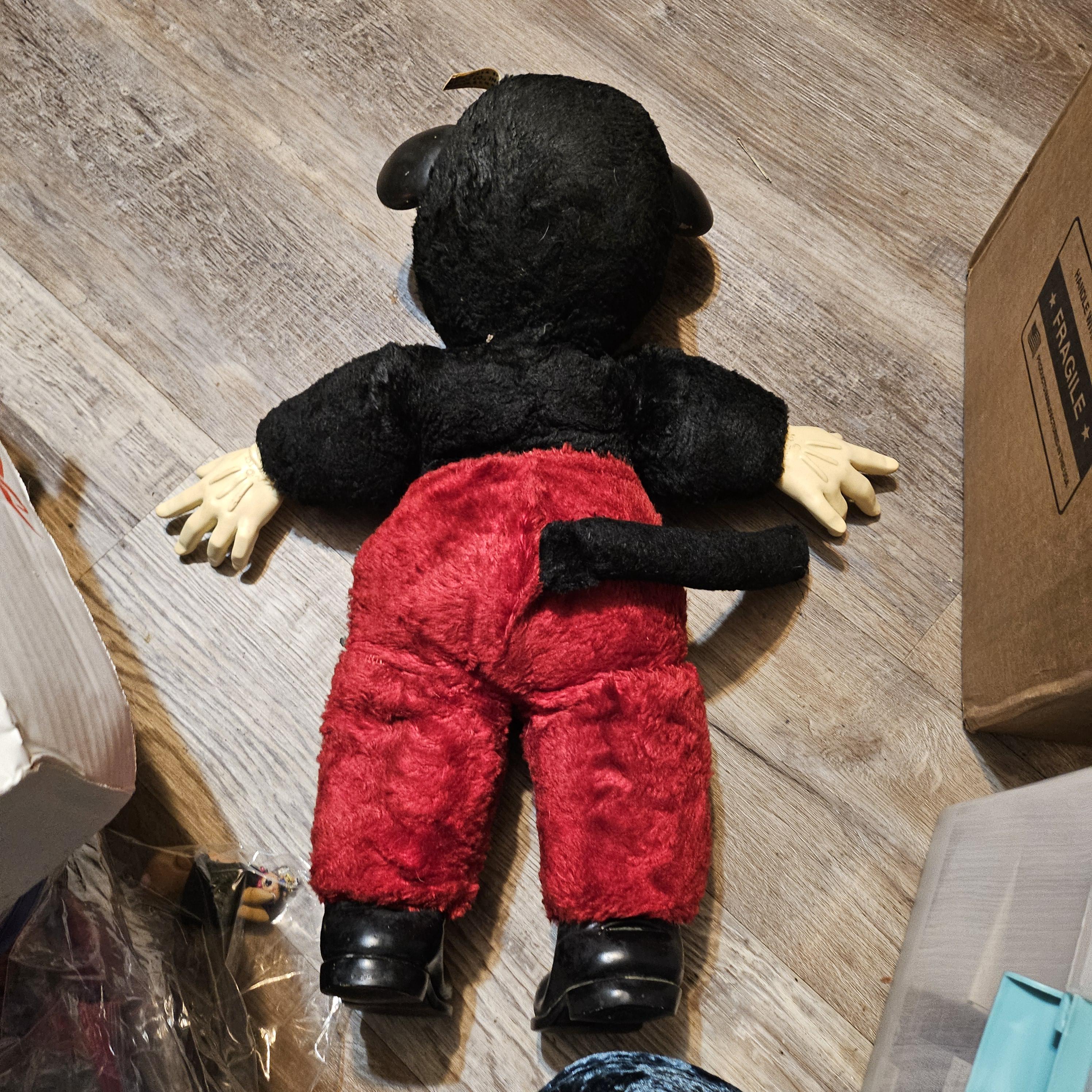 アンティーク 1950 年代 ミッキーマウス 21 インチ ぬいぐるみ #1987