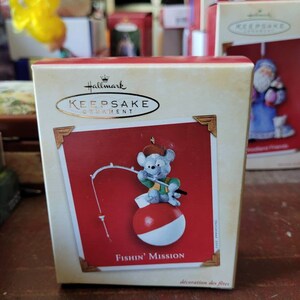2022 fishin mission hallmark keepsake ornament#630