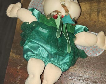 vintage minipoppetje uit 1995: hulsttuin feeën voor kinderen #1451