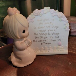 Vintage 1993 precious moments serenity prayer #1544