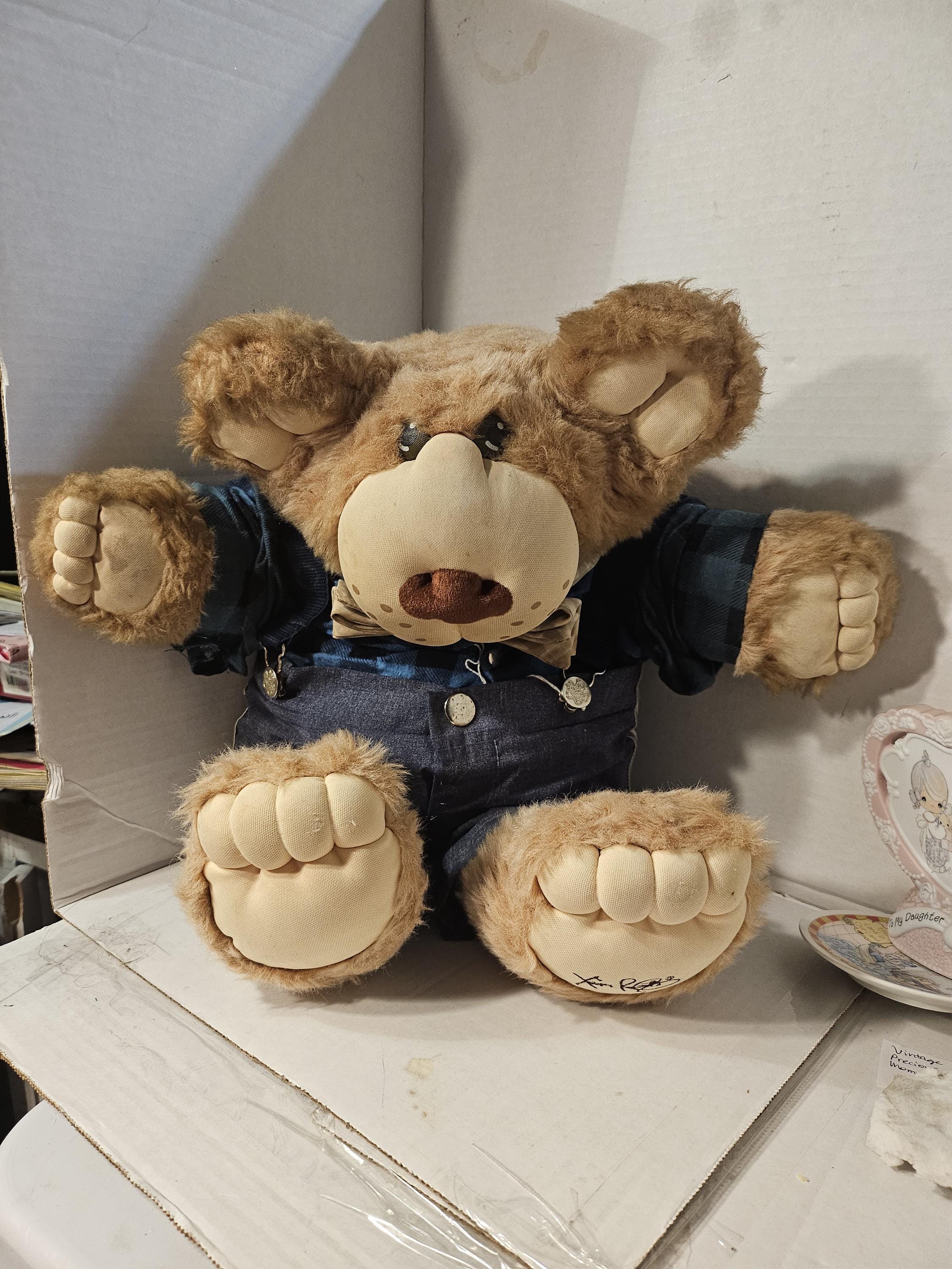 1985 Furskin Bear - Etsy