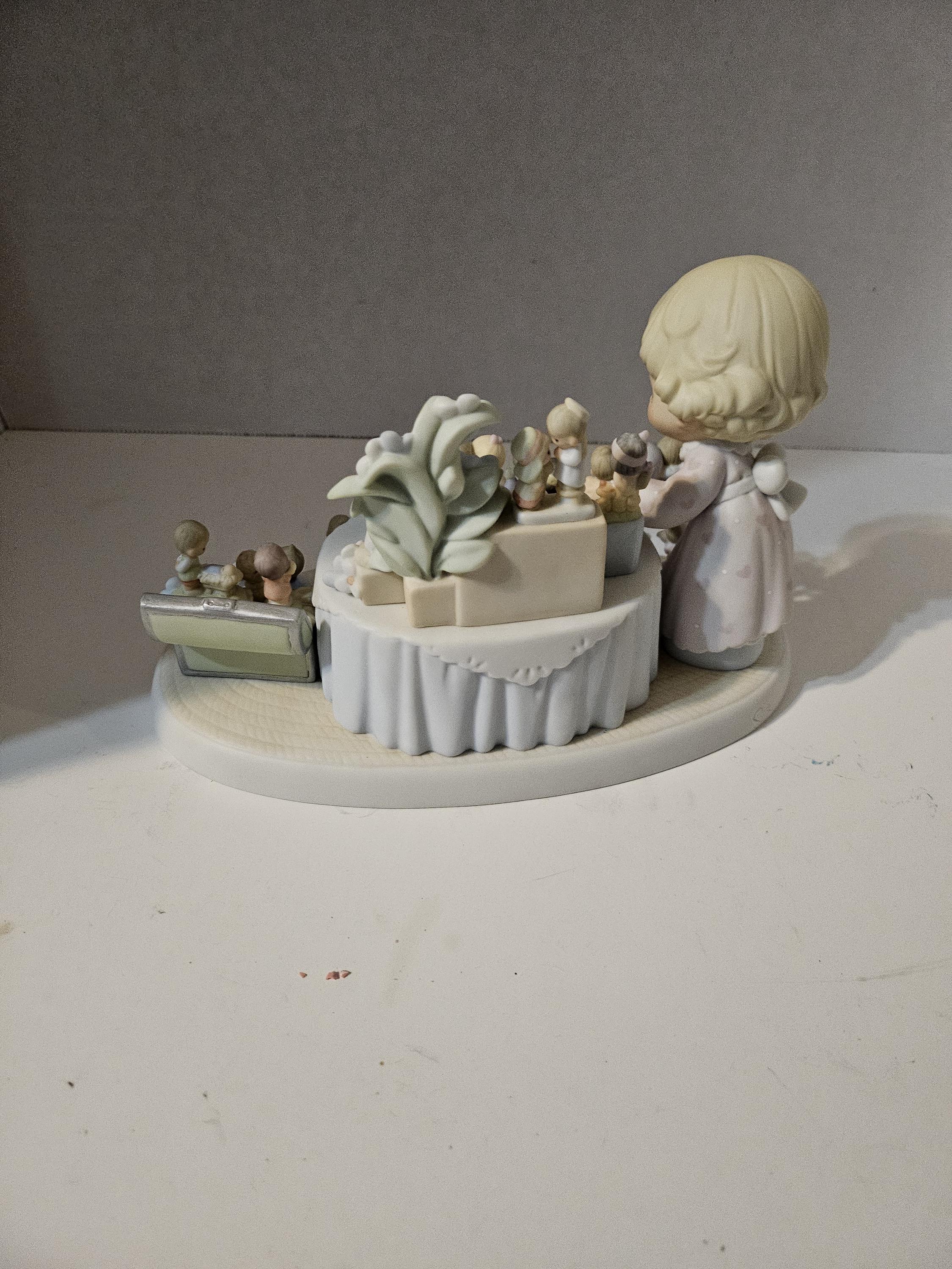 Vintage 2002 Precious Moments Figurine From the Beginning 25th