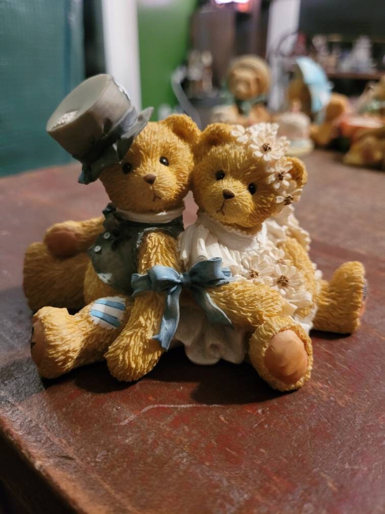 1992 Cherished Teddies Robbie and Rachael Love Bears All Things