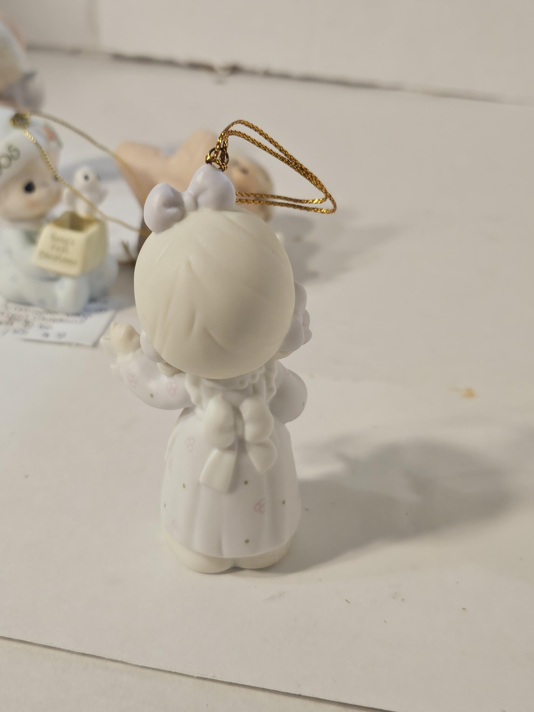 Vintage 2005 Precious Moments Ornament Baby's First Christmas Boy #185 ...