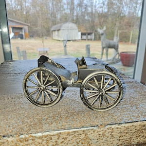 Antique metal car #1878