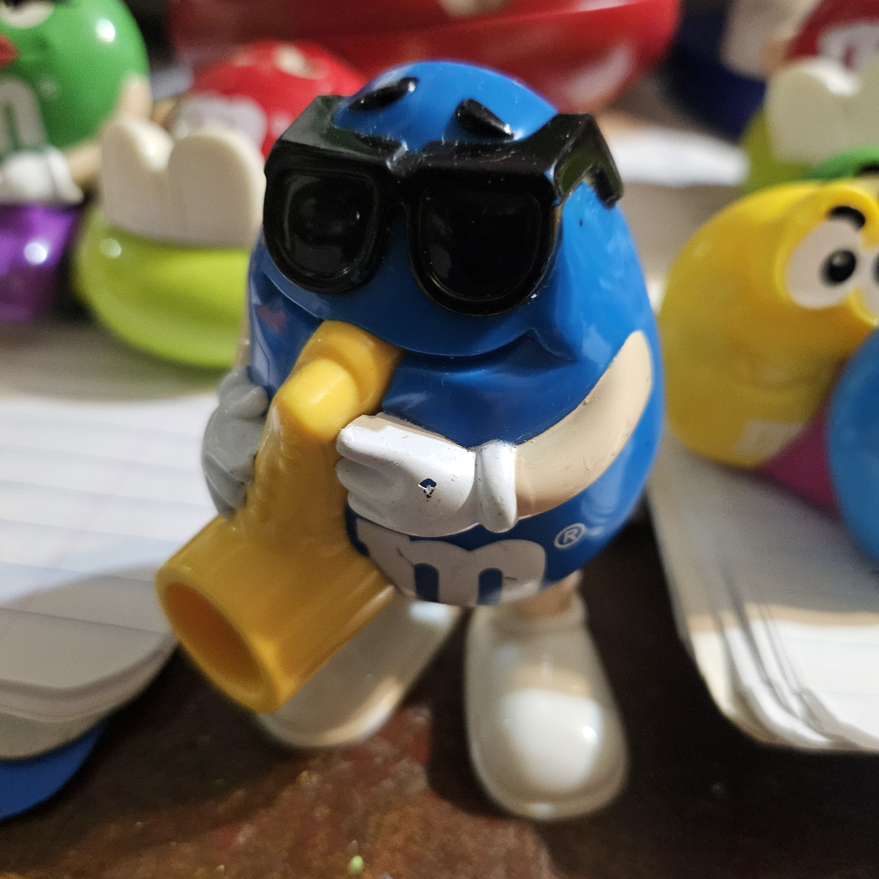 6 M&m Candy Mcdonald's Toys #333 - Etsy