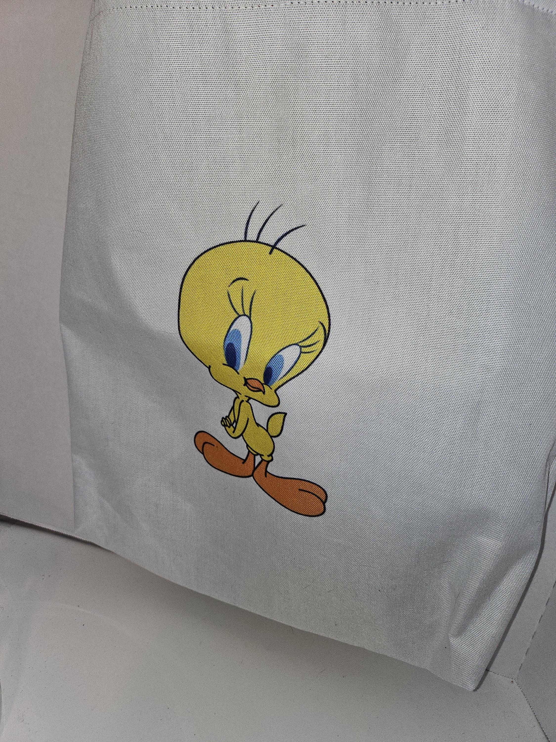 Sac Looney Tunes TWEETY - Tracolla Fille - Paillettes Noir 29x23 Cm