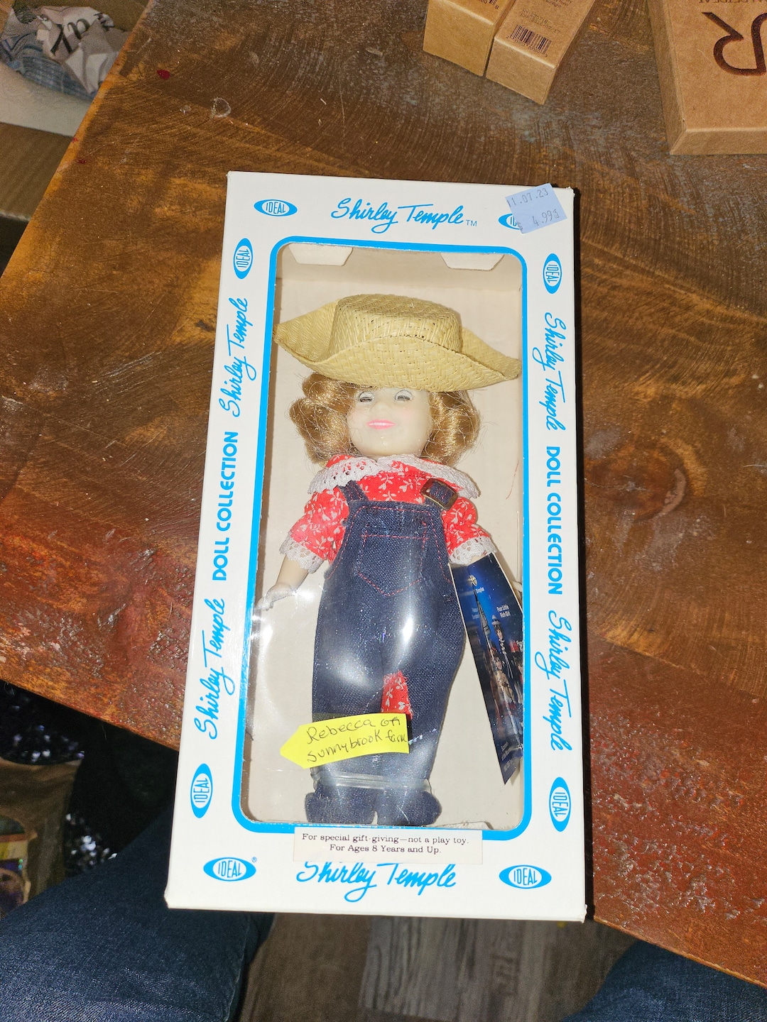 Antique 1982 Shirley Temple Doll Rebecca of Sunnybrook Farm#233