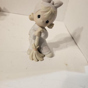 antique 1984 precious moments Isn&#39;t he precious figurine #1595