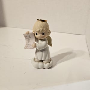 vintage 1994 precious moments it&#39;s a girl figurine #1577