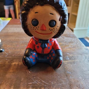 Vintage 1973 raggedy andy statue#318
