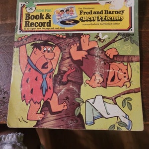 1974 record book flinstones #1228 bookshelf