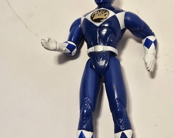 Jahrgang 1995 mächtiger Morphin blaue Power Ranger Figur #2836