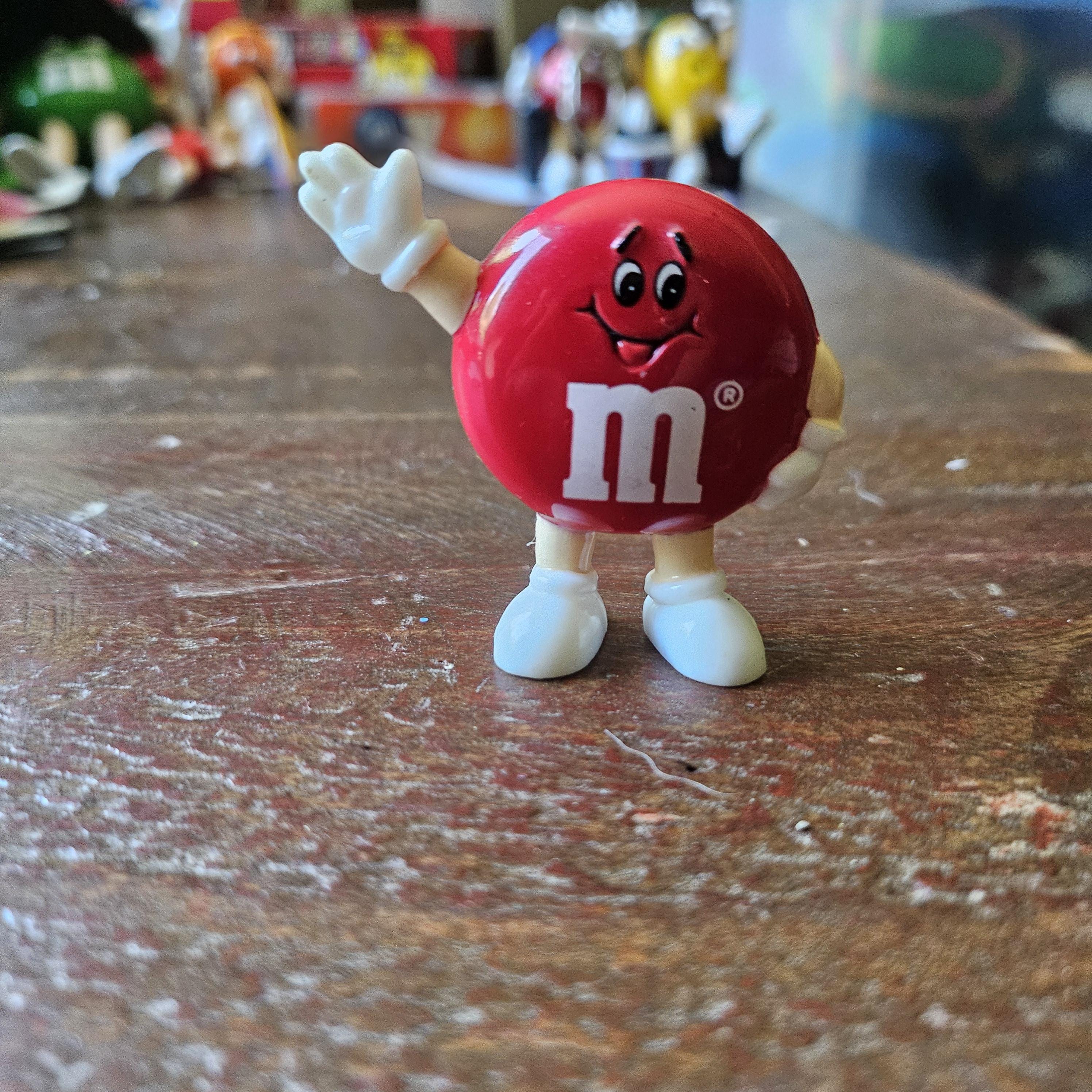 Vintage 1992 Red M & M Charcter Mini Waving Figure #2479 - Etsy