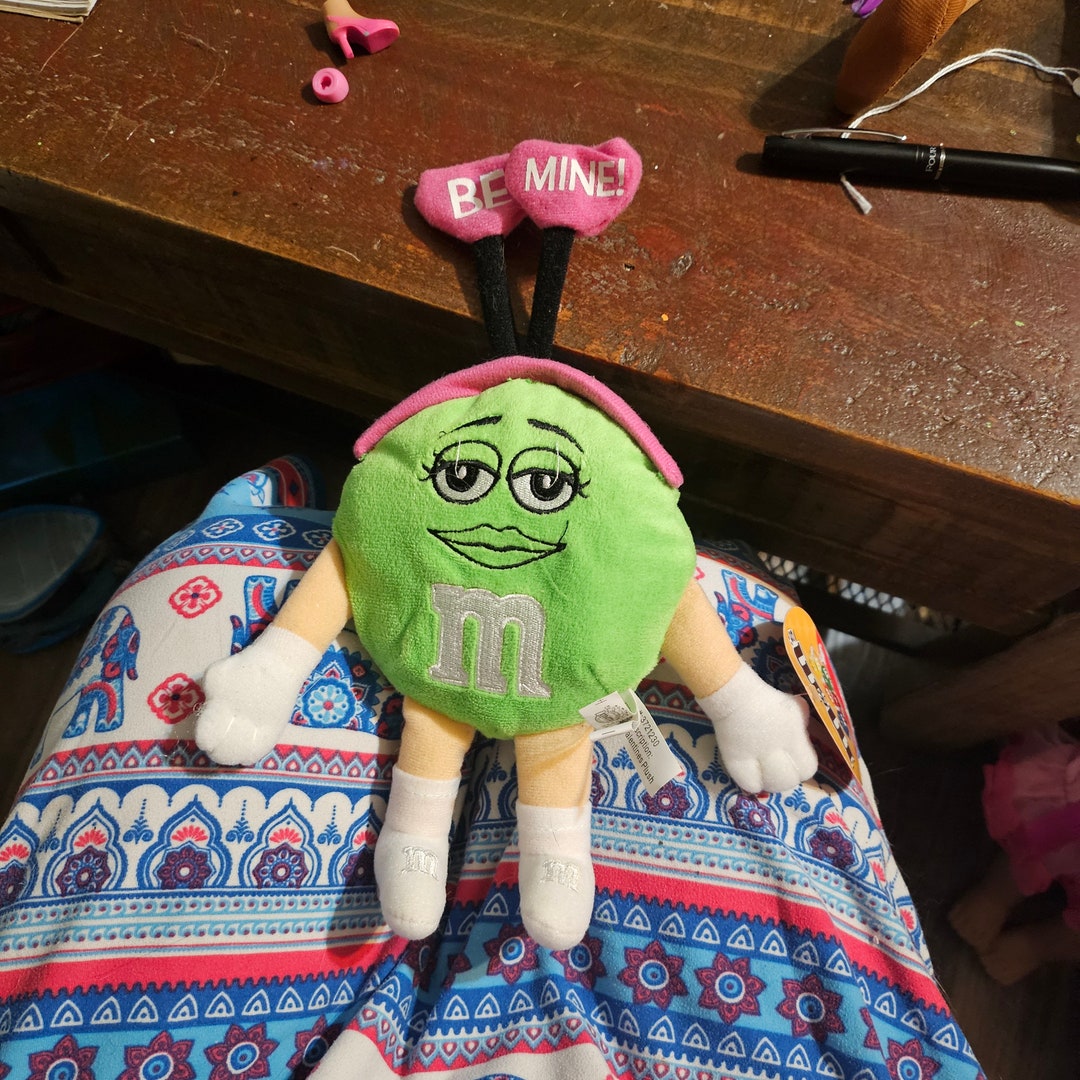 2014 M&m Green Be Mine Stuffed Doll #2067 - Etsy