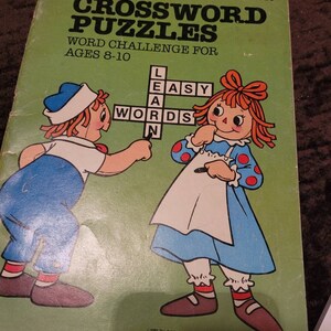 Antique Vintage Crossword Puzzles - Etsy