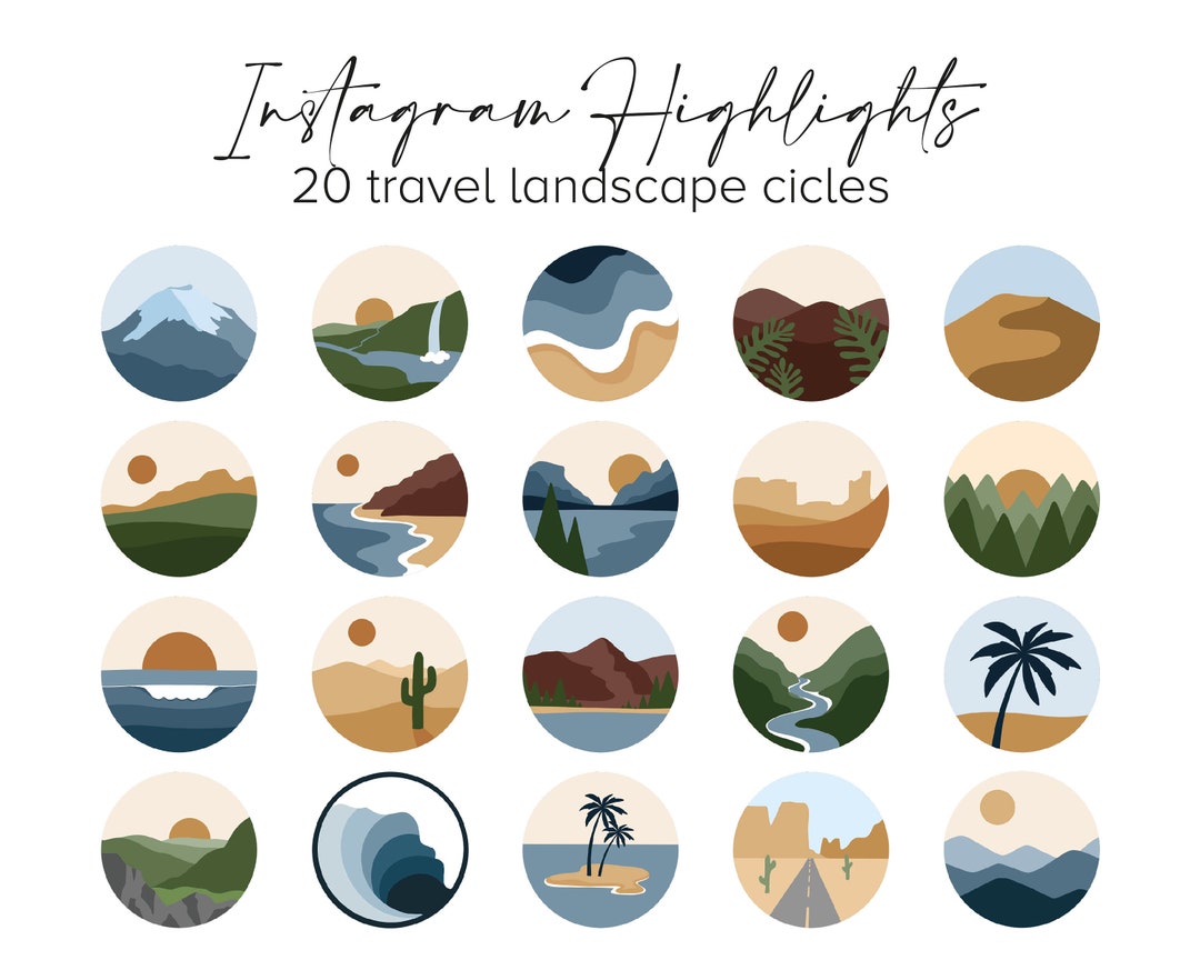 Premium Vector  Instagram highlight cover hobby and interest