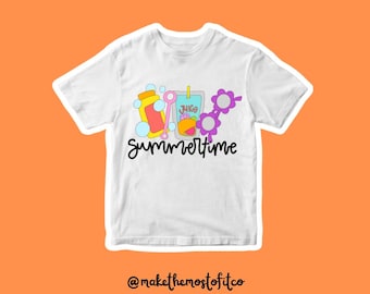Verano / Diseño de sublimación / Descarga digital / Camiseta PNG para mujer y niño / Diseño de verano / Camiseta para niño / Camiseta divertida para niño