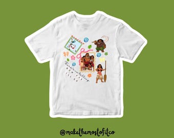 Moana Shirt | Sublimation Design | Digital Download | DTF Women’s, Kids Shirt PNG | Disney | Kids TShirt | Disney kids shirt