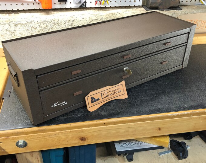 Vintage Kennedy 2drawer Riser With Key Etsy