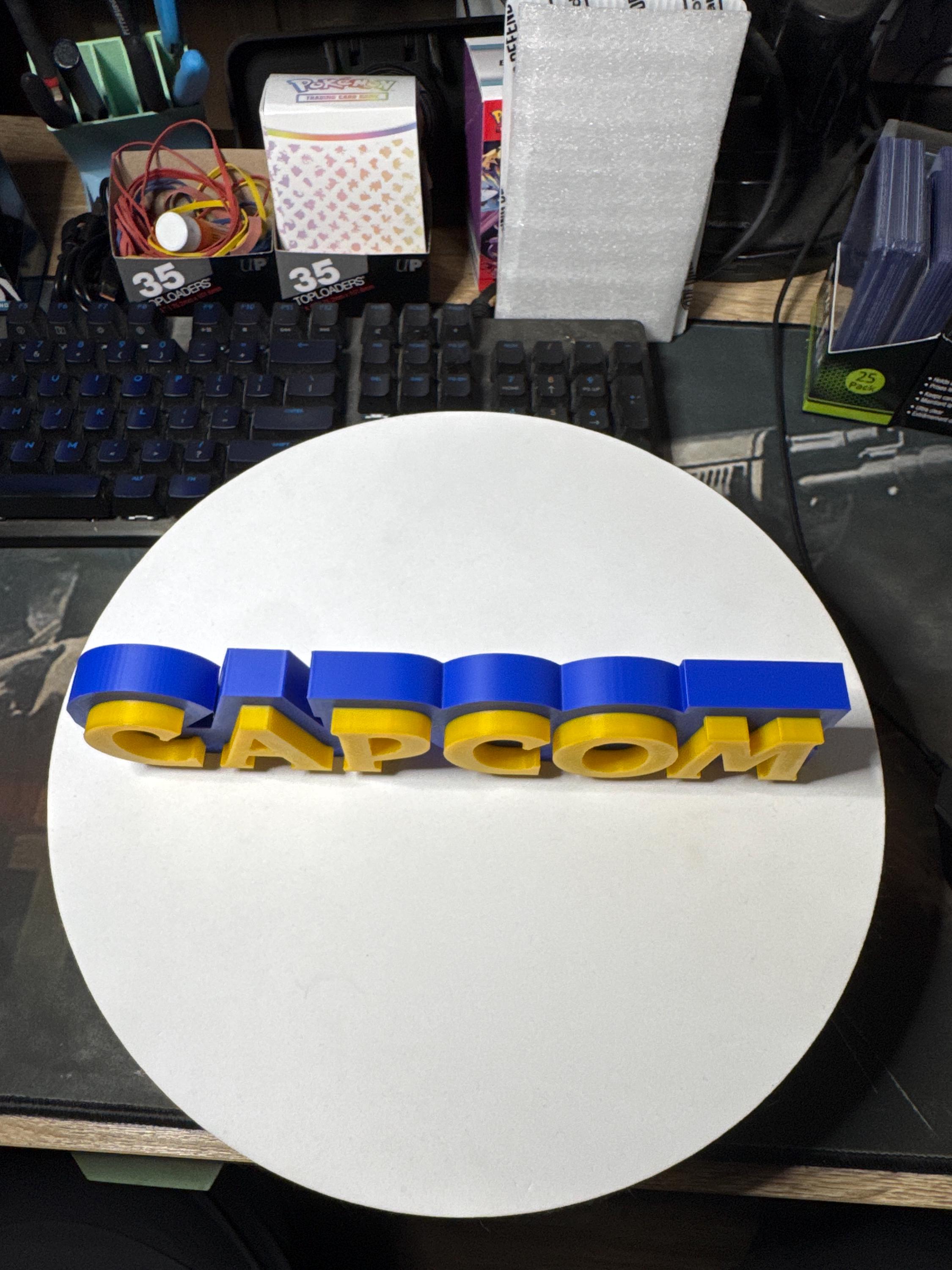 Capcom Sign Capcom Logo Sign - Etsy