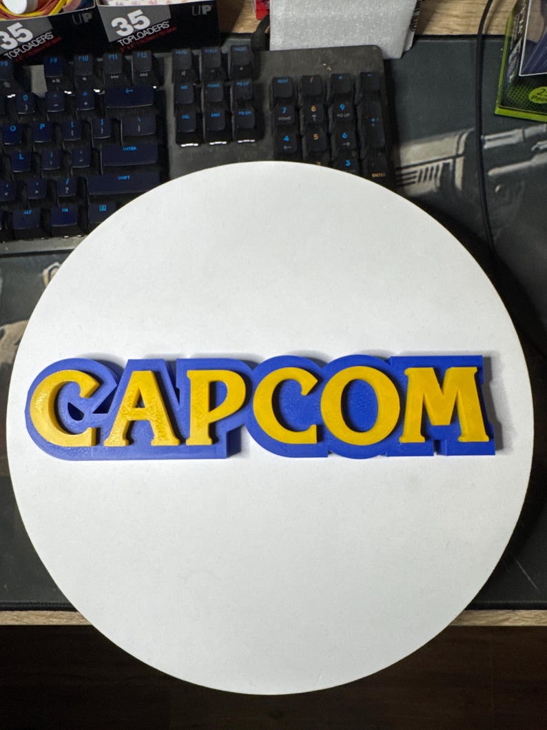 Capcom Sign Capcom Logo Sign - Etsy