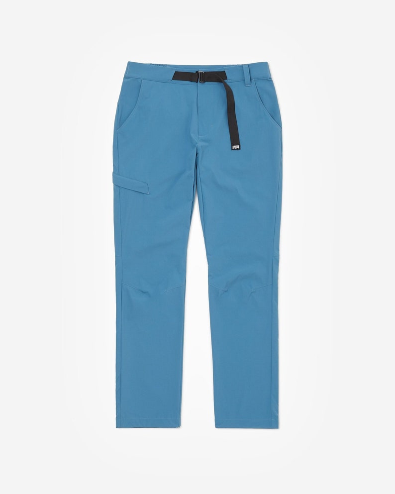 Men's Helios Trail Pants, Cargo Pants, Casual Slacks, Men's Activewear, Men's Trousers with Pockets, Guy's Quick Dry Joggers, Marlin Blue image 5