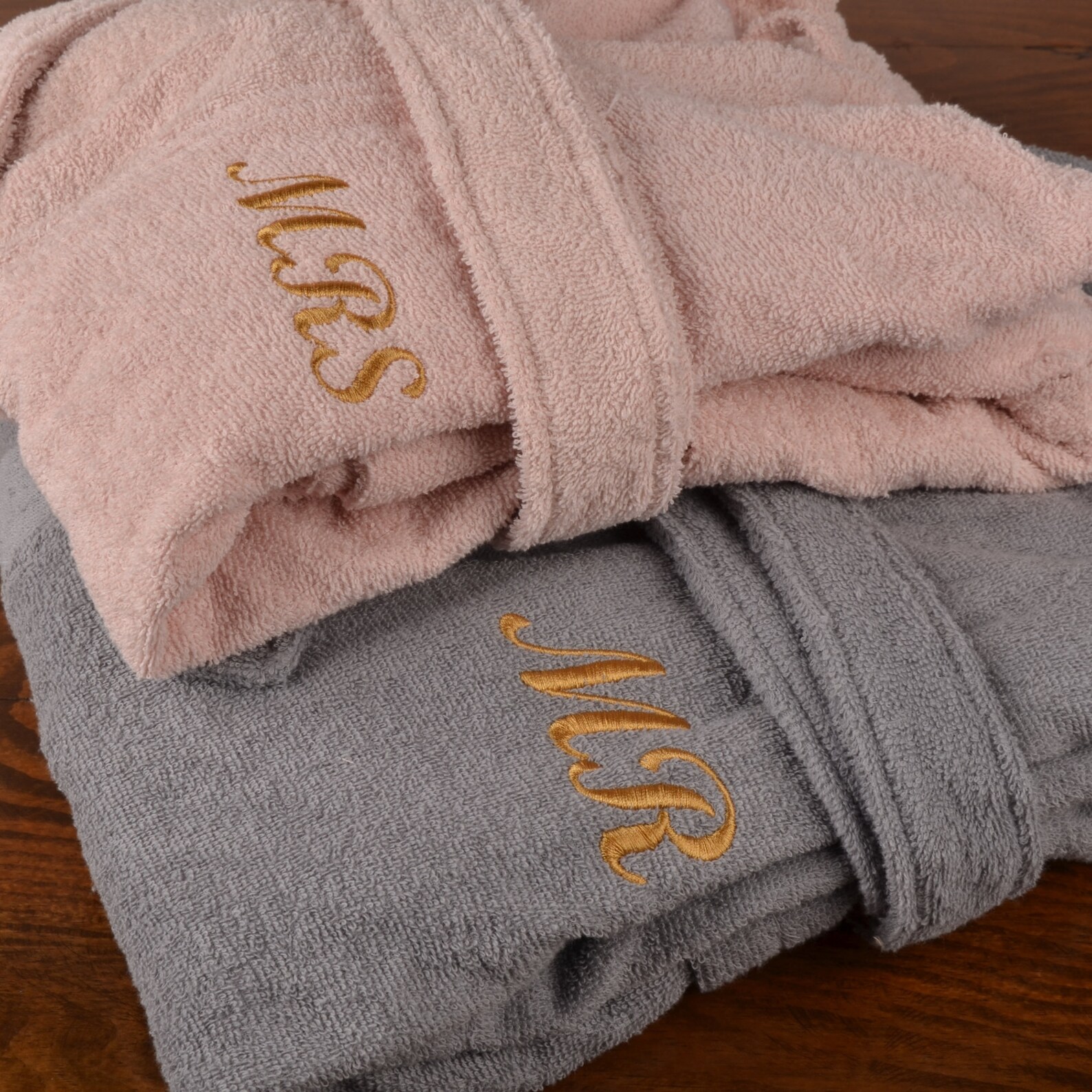 Custom Bath Robe Set Personalized Couple Gift Etsy