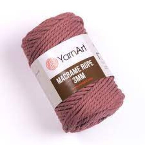 5mm Yarnart MACRAME CORD Macrame Cotton Macrame Rope Macrame