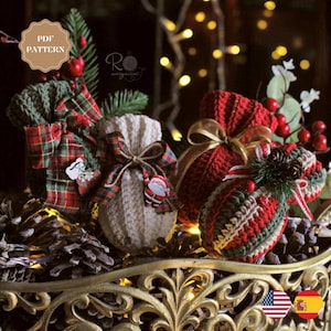 Christmas Ornament Amigurumi Crochet Pattern – Handmade Holiday Decor | PDF Digital Download