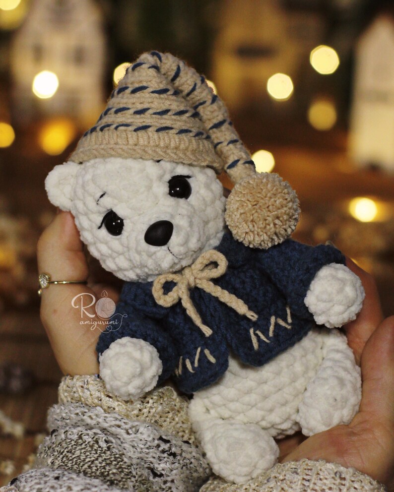 Polar Bear Amigurumi Crochet Pattern – Mini & Regular Sizes | PDF ...