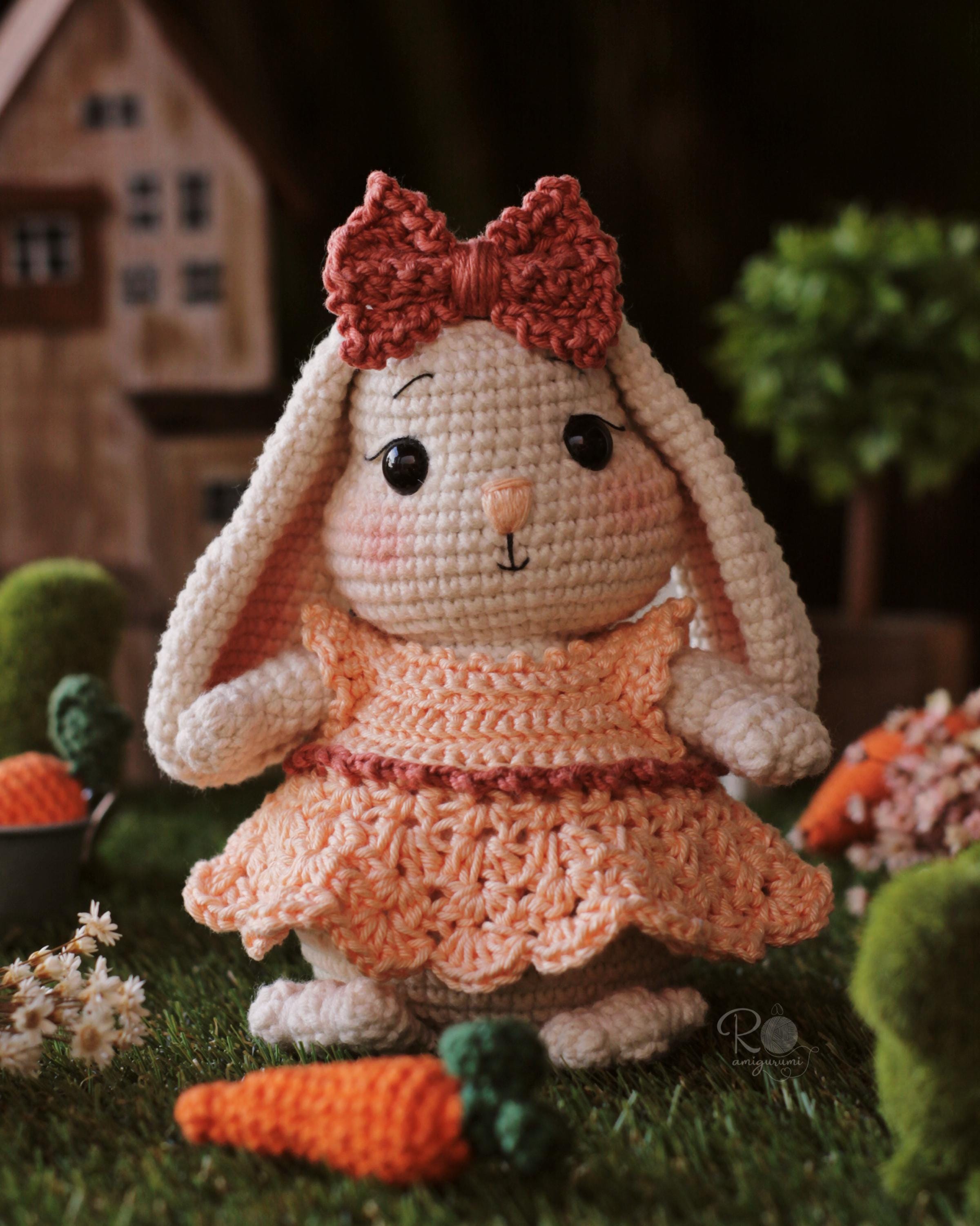 Rabbit Amigurumi Crochet Pattern – Cute Stuffed Animal | PDF Digital Download