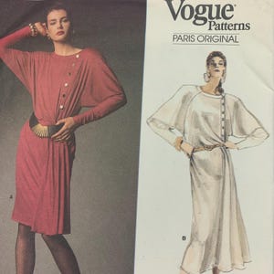 Karl Lagerfeld Vogue Paris Dress Sewing Pattern 1929 - Size 12 UNCUT